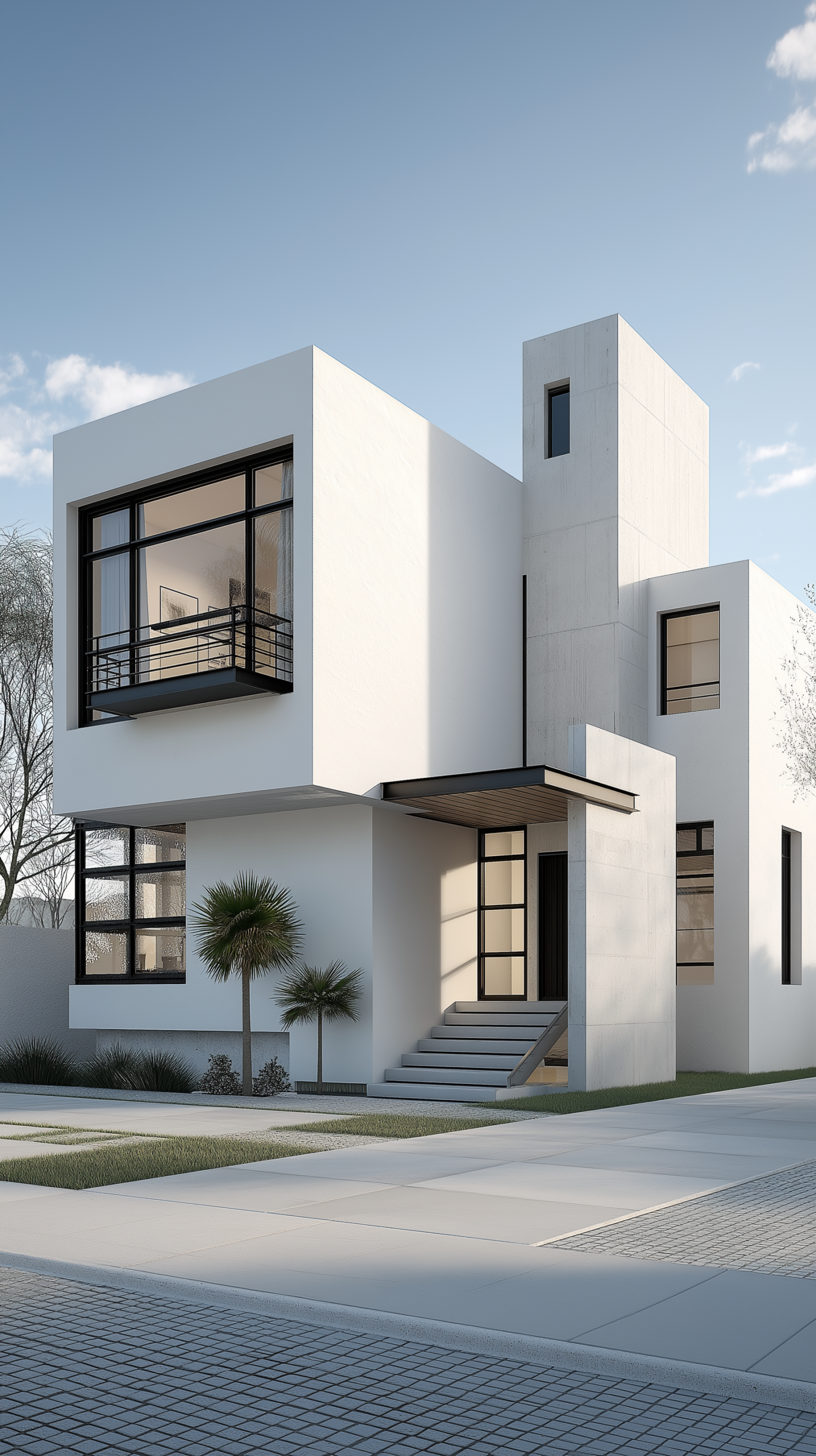 ktonz133050_A_two-story_modern_minimalist_building_with_white_s_02ae20ab-b845-44bb-83fe-a5526c09bef7